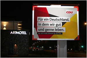 bestes Wahlplakat Großfläche