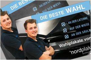 bestes Wahlplakat Großfläche