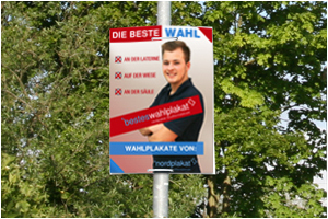 Hohlkammer Wahlplakate Druck