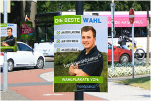 Hohlkammer Wahlplakate Druck