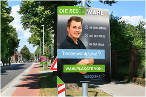 Hohlkammer Wahlplakate Druck