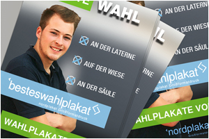 Nordplakat Wahlwerbung Wahlplakat