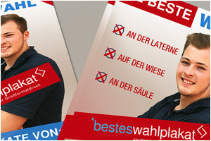 Nordplakat Wahlwerbung Wahlplakat